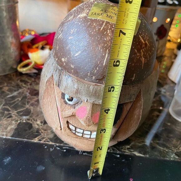 TROPICAL DRINK Holder or Piggy Bank! - Picture 2 of 7